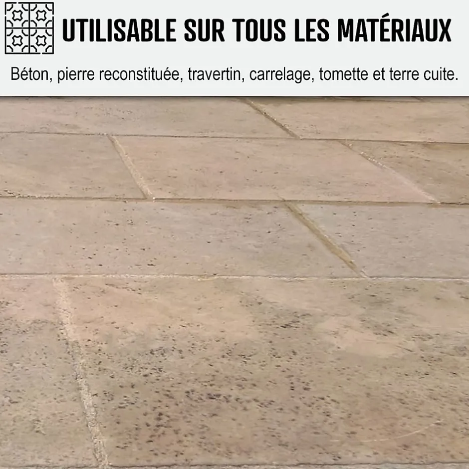 Arcane Industries Nettoyant terrasse professionnel rapide pavé autobloquant pierre béton - 20 L -