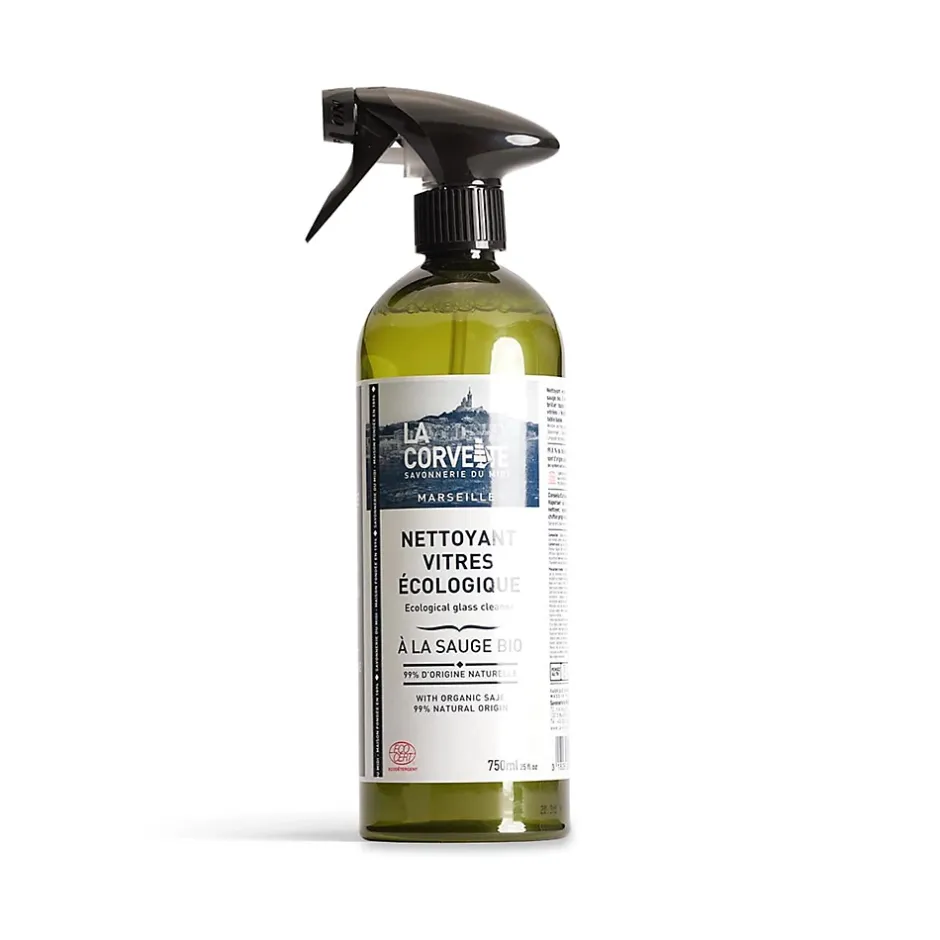 Nettoyant vitres ECOCERT à la sauge bio La Corvette 750ml Clearance