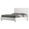 Ityhome Nouveau Lit Egos avec sommier 160x190 frêne blanc Discount