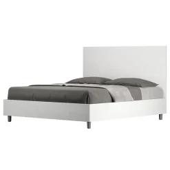 Ityhome Nouveau Lit Egos avec sommier 160x190 frêne blanc Discount