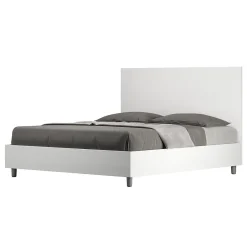 Ityhome Nouveau Lit Egos avec sommier 160x190 frêne blanc Discount