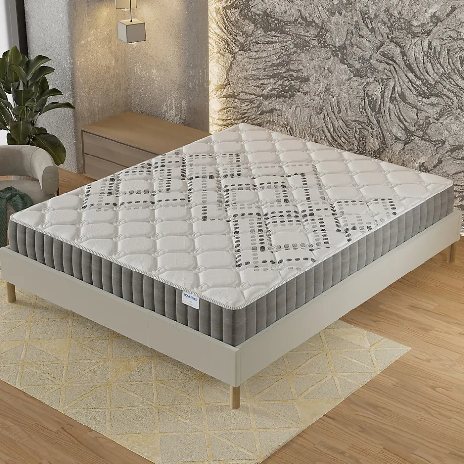 November Sleep Matelas Ressorts Ensachés 120x190 cm ELIHA Epaisseur 20 cm Discount