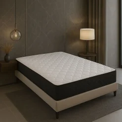 Nuits D'Or matelas face de contact latex sur face hiver + embourrage 100 % polesther 33 Kg/m3 180x200 x 20 cm Ferme 5 Zones de Con