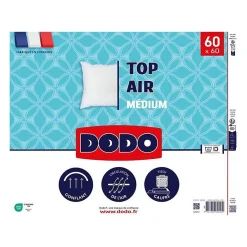 Dodo Oreiller - - MEDIUM TOP AIR - 60 x 60 cm - Blanc Clearance