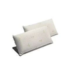 Eccox Oreiller - - Mousse à mémoire Soja - 150 x 40 cm - Fermeté moyenne - Ergonomique