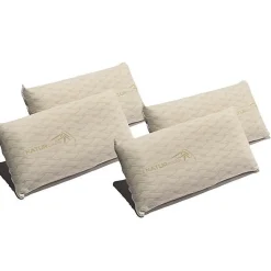 Eccox Oreiller - - Natur Care - 70 x 40 cm - Mousse à mémoire - Housse amovible - Beige
