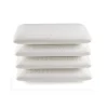 Eccox Oreiller - - Pack de 4 - Mousse à mémoire - 70x40 cm - Fermeté moyenne - Anti-acariens