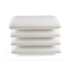 Eccox Oreiller - - Pack de 4 - Mousse à mémoire - 70x40 cm - Fermeté moyenne - Anti-acariens