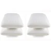 Eccox Oreiller - - Pack de 4 - 150x40 cm - Mousse à mémoire - Fermeté moyenne - Anti-acariens Clearance
