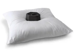 Vente-unique Oreiller 60 x 60 cm de DREAMEA - 600 gr - MARIN