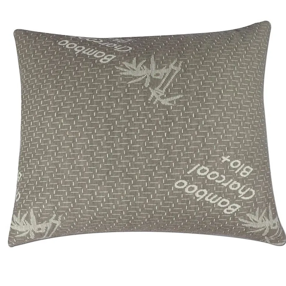 Herzberg Oreiller au Charbon de Bambou HG6050-BC