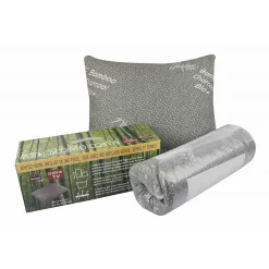 Herzberg Oreiller au Charbon de Bambou HG6050-BC