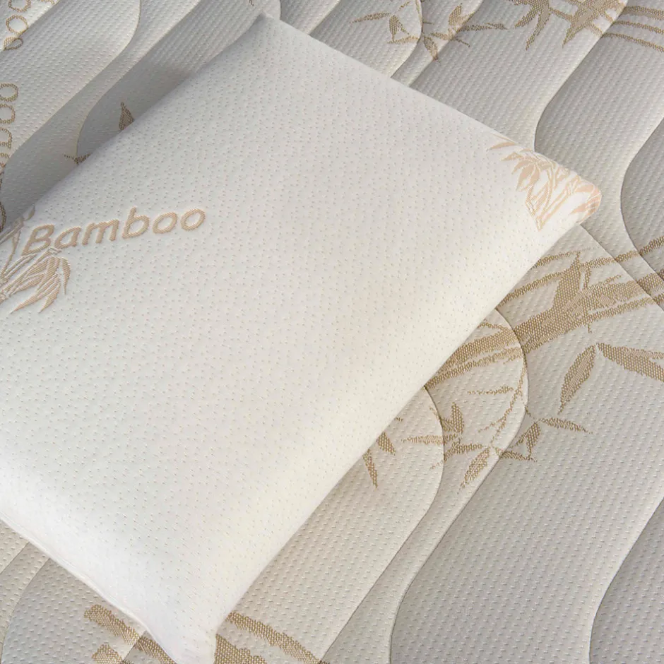 Olympe Literie Oreiller Bamboo 40x60 cm Mémoire de forme