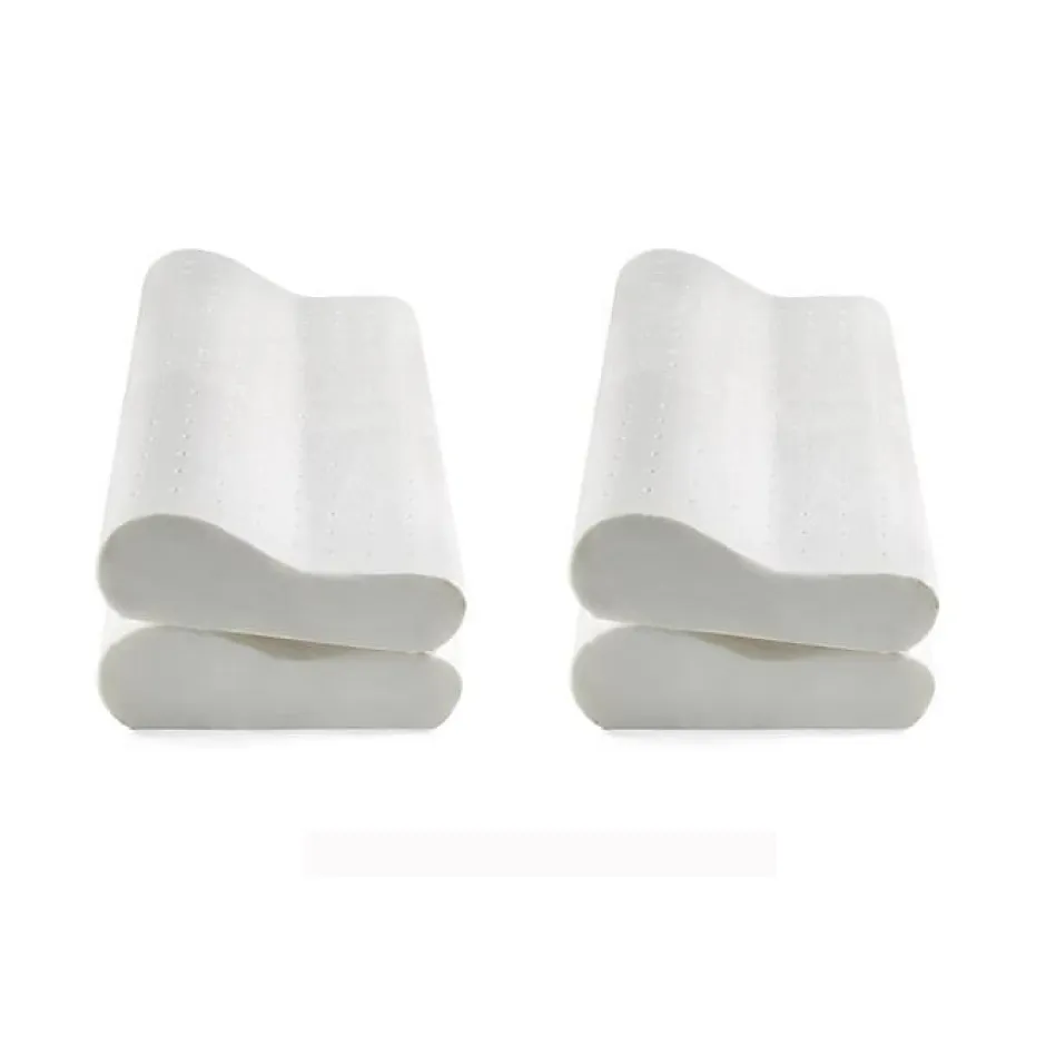 Eccox Oreiller cervical - - Perforé - 40 x 70 x 13 cm - Mousse à mémoire - Fermeté moyenne
