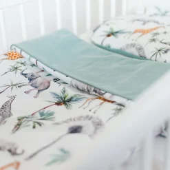 Sevira Kids Oreiller coussin plat réversible Safari