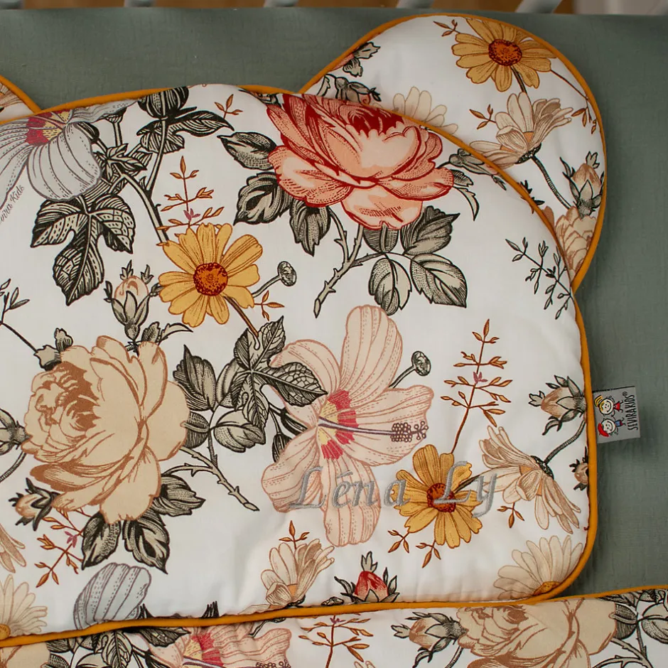 Sevira Kids Oreiller coussin plat réversible Néo Vintage