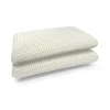 Talamo Italia Oreiller Daccardo, coussin "barre de savon" déhoussable en mousse à mémoire de forme 71x41h11 cm, lot de 4