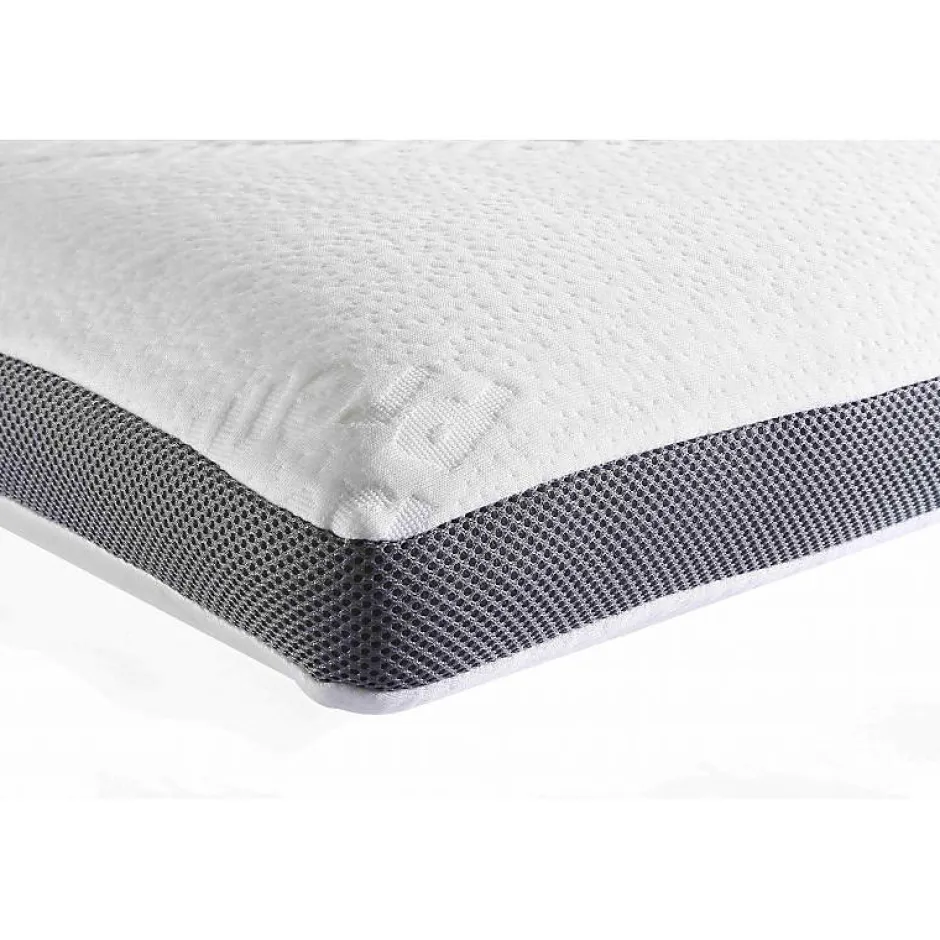 Herzberg Oreiller en bambou à mémoire de forme HG3D6040-WHT Discount
