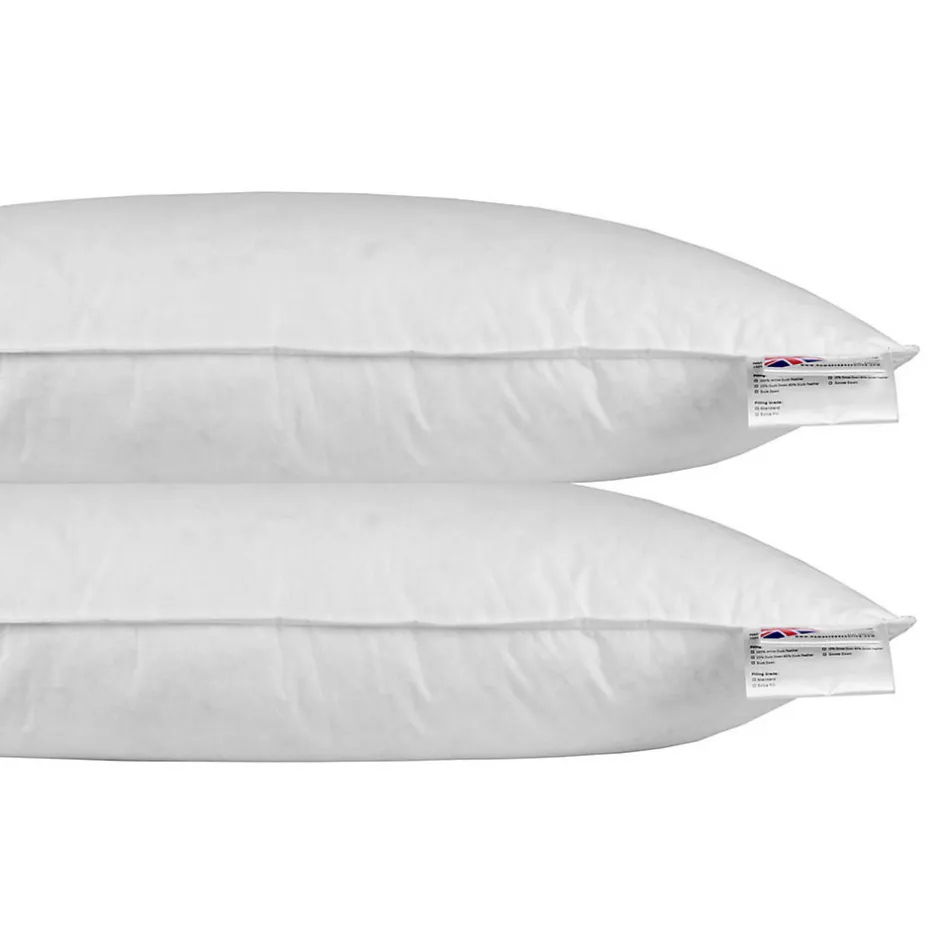 Homescapes Oreiller en microfibre 40 x 80 cm - lot de 2 -
