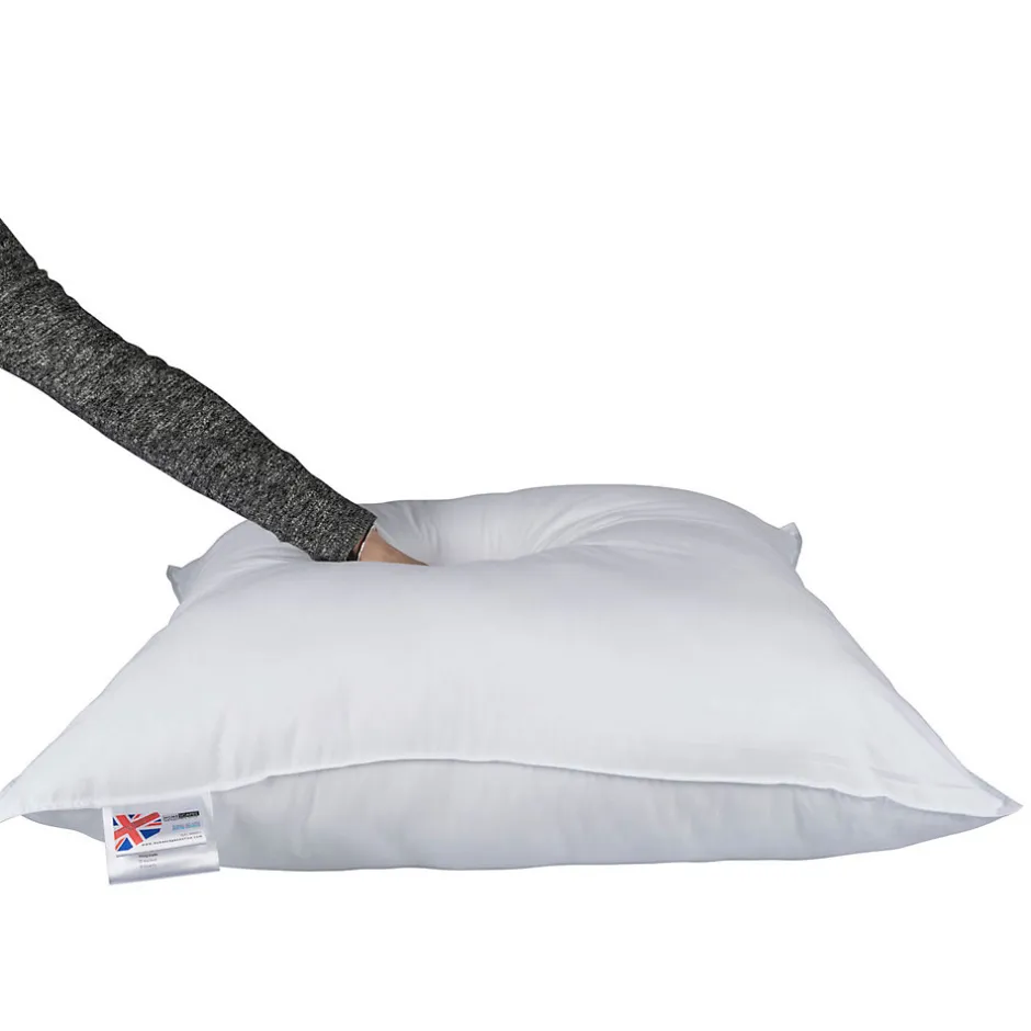 Homescapes Oreiller en microfibre 80 x 80 cm - lot de 2 -