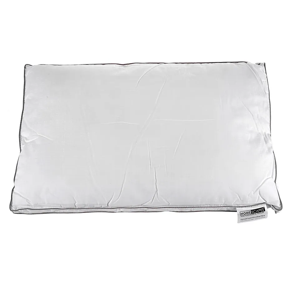 Homescapes Oreiller en microfibre et coton damassé, 50 x 75 cm -