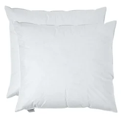 Homescapes Oreiller en plumes de canard 60 x 70 cm, lot de 2 -
