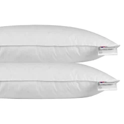 Homescapes Oreiller en plumes et duvet d'oie 40 x 80 cm - lot de 2 - New