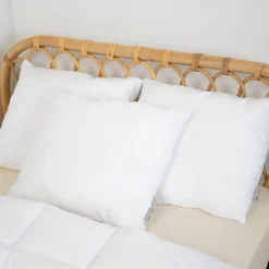 Sevira Kids Oreiller en satin de coton moelleux fabrication française