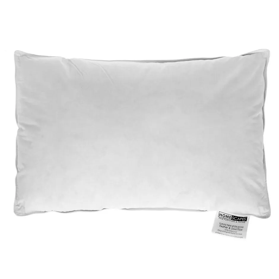Homescapes Oreiller enfant en duvet et en plumes d'oie, 40 x 60 cm -