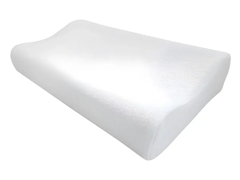 Vente-unique Oreiller ergonomique mémoire de forme 30 x 50 cm de YSMÉE - Blanc- SLEEPY Outlet