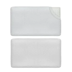 Inphysio Oreiller extra plat pour personnes qui dorment sur le ventre s et taie en bambou extra 50x30x5,5 Best