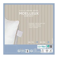 Lestra Oreiller Fjord Grand Hotel moelleux coton satin 50x70 New
