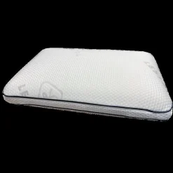 Lestra Oreiller mémoire de forme Fjord 40x60x12 cm Blanc Discount