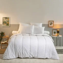 Bleu Calin Oreiller Moelleux 60x60cm ANTI-PUNAISES DE LIT Discount