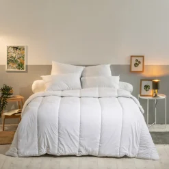 Bleu Calin Oreiller Moelleux 60x60cm LAVABLE À 95 C