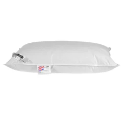 Homescapes Oreiller musical en duvet et en plumes de d'oie ultra gonflant blanc 50 x 75 cm - Online