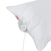 Homescapes Oreiller musical en duvet et en plumes de canard ultra moelleux 50 x 75 cm - Hot