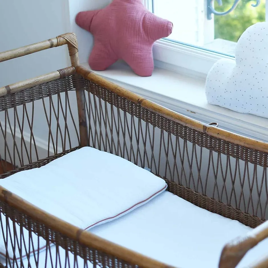 Sevira Kids Oreiller plat en gaze de coton Jeanne Sale