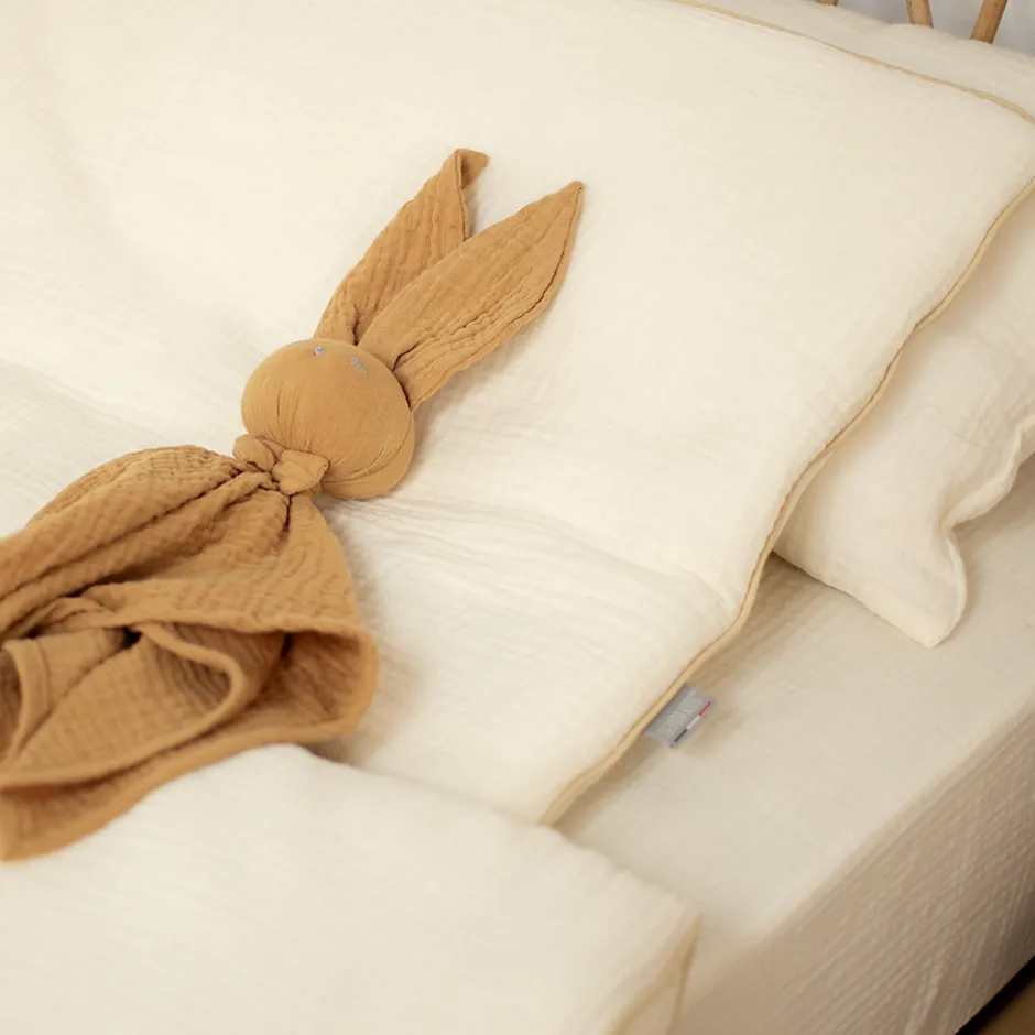 Sevira Kids Oreiller plat en gaze de coton Jeanne