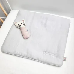Sevira Kids Oreiller plat en gaze de coton Jeanne Sale