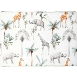 Sevira Kids Oreiller plat réversible en coton Safari Sale