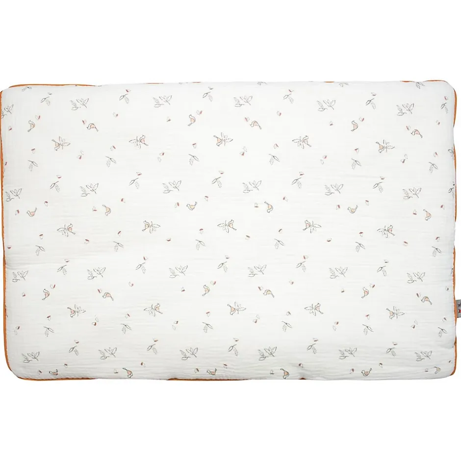 Sevira Kids Oreiller plat réversible en gaze de coton Melody Clearance