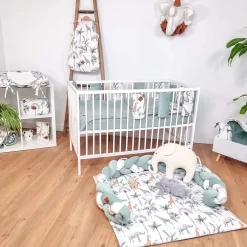 Sevira Kids Oreiller plat réversible en coton Safari