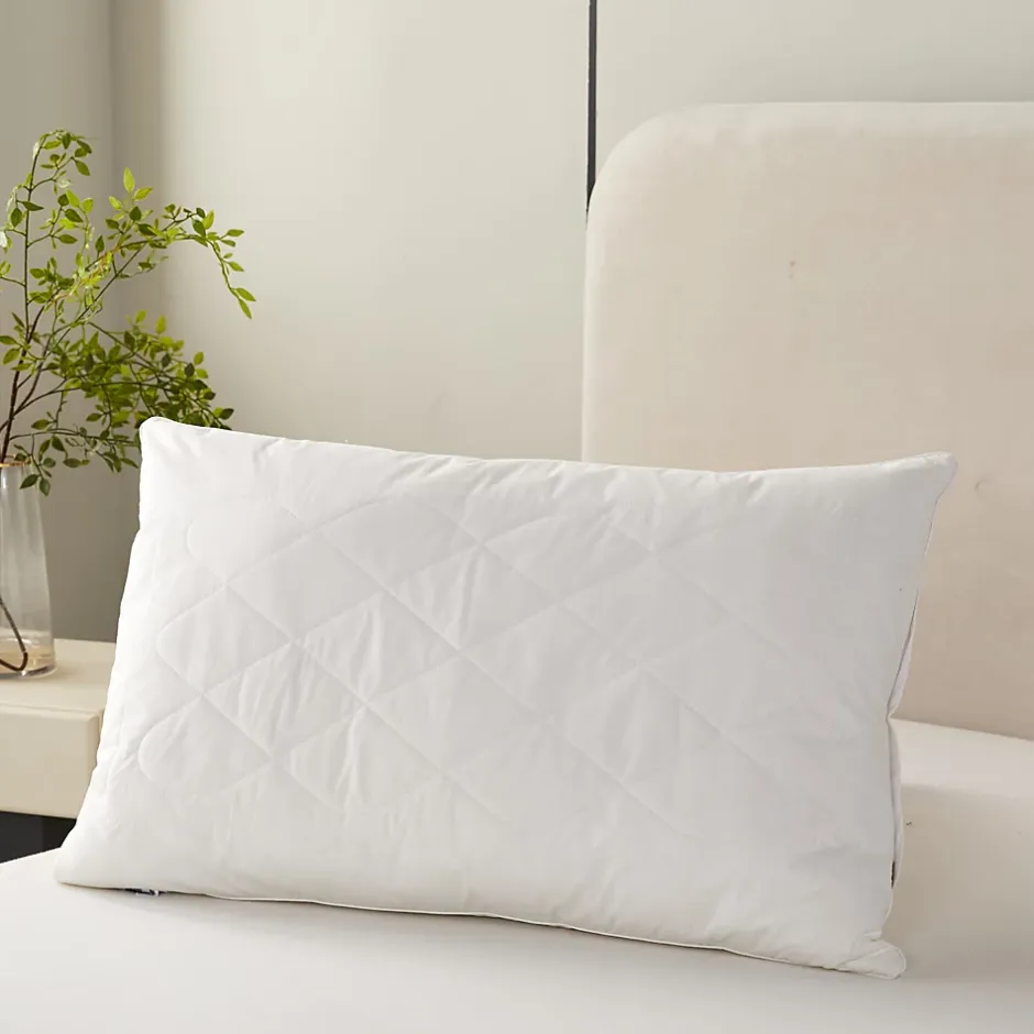 Homescapes Oreiller rectangulaire en laine, 40 x 80 cm - Online