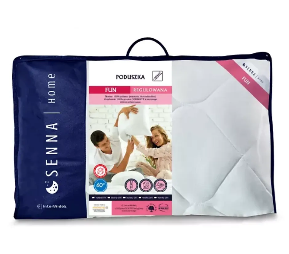 Senna Home Oreiller réglable 40x60 FUN New