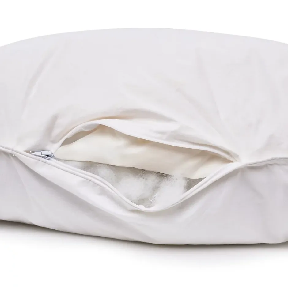 Bleu Calin Oreiller souple 60x60 cm DUO DUVET CANARD MICROFIBRE Best