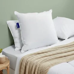 Bleu Calin Oreiller Souple 65x65cm SENSATION DUVET Gonflant New