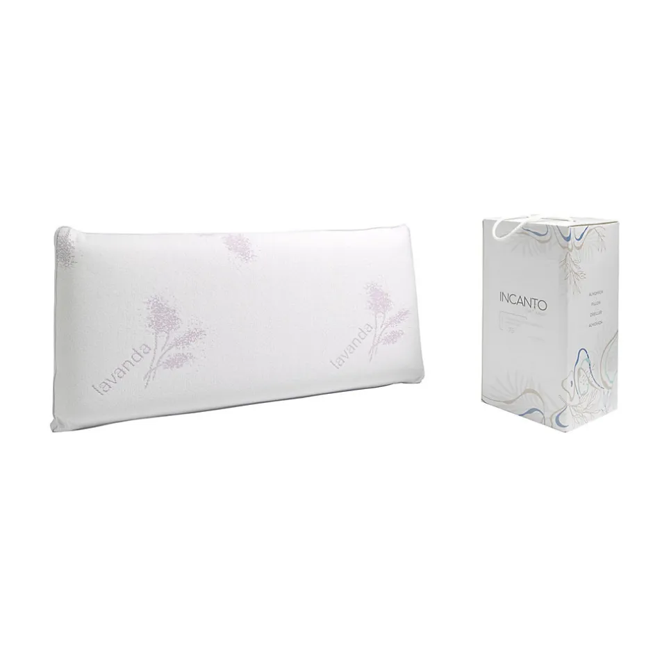 Angel Cerda Oreiller Viscoélastique Luxe à Lavande - Confort Optimal pour un Sommeil Réparateur