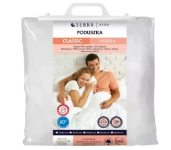 Senna Home Oreiller 70x80 CLASSIC DOUX Blanc Discount