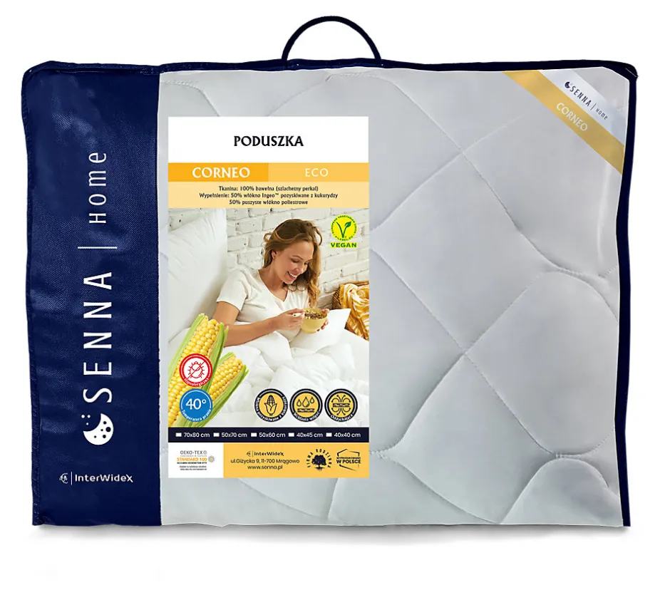 Senna Home Oreiller 70x70 CORNEO ECO 1000g
